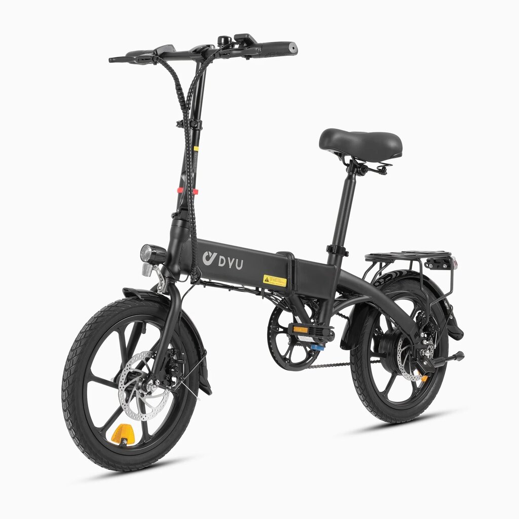 Elektriskais velosipēds DYU A1F, 16", melns цена и информация | Elektrovelosipēdi | 220.lv