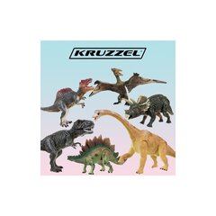 Dinozauru figūras Kruzzel, 6 gab. cena un informācija | Rotaļlietas zēniem | 220.lv