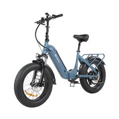 Электровелосипед DYU FF500, 20", синий, 500Вт, 14Ач цена и информация | Электровелосипеды | 220.lv