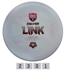 Disku golfa disks Discmania Putter Hard Exo Link Evolution Other, pelēks cena un informācija | Disku golfs | 220.lv