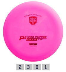 Discgolf DISCMANIA Putter D-LINE P2 FLEX 1 Pink 2/3/0/1 цена и информация | Диск-гольф | 220.lv