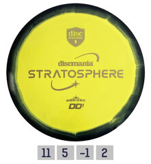 Discgolf DISCMANIA Fairway Driver S-LINE Horizon DD1 STRATOSPHERE 11/5/-1/2 Black/Yellow цена и информация | Диск-гольф | 220.lv