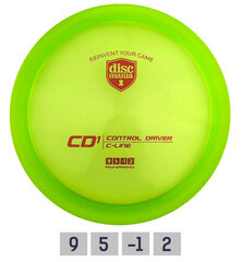 Disku golfa disks Discmania Distance Driver C-Line CD1, zaļš cena un informācija | Disku golfs | 220.lv