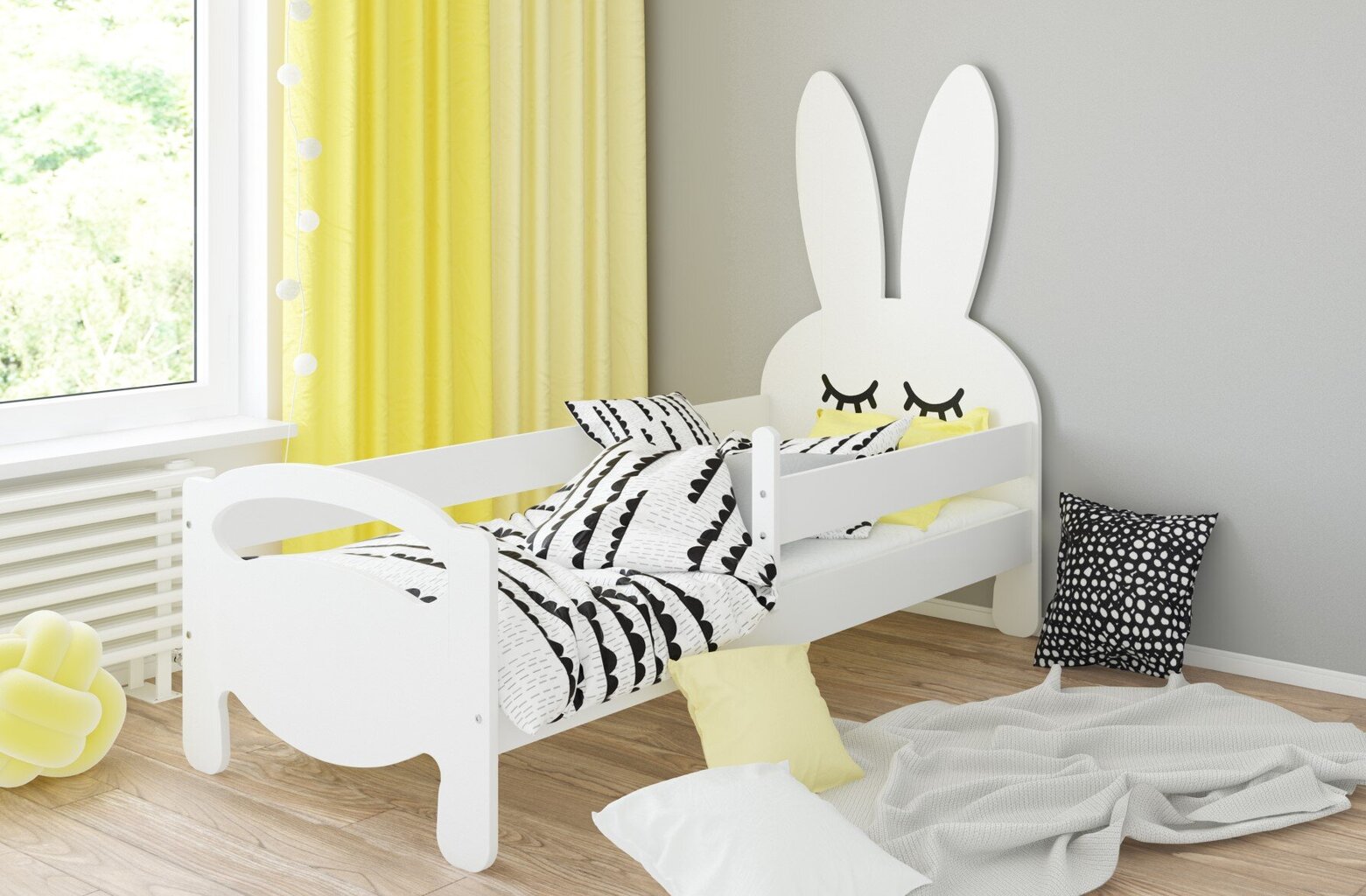 Bērnu gulta Bunny 80x140 cena un informācija | Bērnu gultas | 220.lv