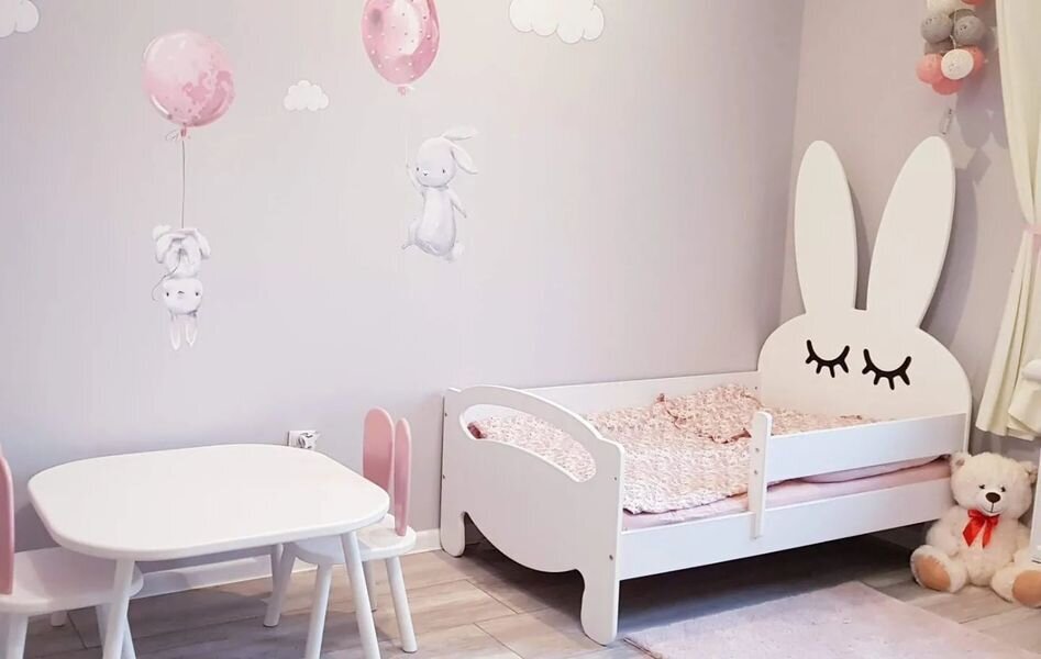 Bērnu gulta Bunny 80x140 цена и информация | Bērnu gultas | 220.lv