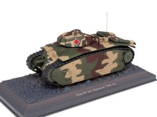 France Tank Char B1bis 1940 DEAGOSTINI 1:43 TLB015 цена и информация | Коллекционные модели автомобилей | 220.lv