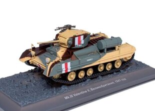 British Infantry Tank Mk.III Valentine II 1941 DEAGOSTINI 1:43 TLB016 цена и информация | Коллекционные модели автомобилей | 220.lv