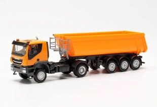 Iveco Trakker Schmitz Cargobull Kippsattelzug mit Stahlmulde 315111 HERPA 1:87 cena un informācija | Kolekcionējamie modeļi | 220.lv