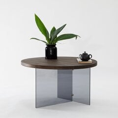 Кофейный столик, Асир, 70х40 см, коричневый/темно-серый цена и информация | Журнальные столики | 220.lv