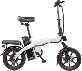 Elektriskais velosipēds DYU A5, 14", balts цена и информация | Электровелосипеды | 220.lv