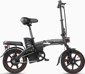 Elektriskais velosipēds DYU A5, 14", melns цена и информация | Электровелосипеды | 220.lv