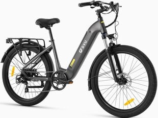 Elektriskais velosipēds DYU C1, 26", pelēks cena un informācija | Elektrovelosipēdi | 220.lv