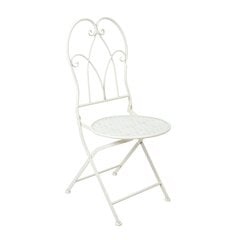 Krēsls SANDY 41x54xH93cm, antīki balts цена и информация | Садовые стулья, кресла, пуфы | 220.lv