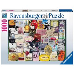 Ravensburger puzle 1000gb Vīna etiķetes cena un informācija | Puzles, 3D puzles | 220.lv