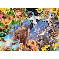 Ravensburger puzle 200 gabali Smieklīgi dzīvnieki cena un informācija | Puzles, 3D puzles | 220.lv