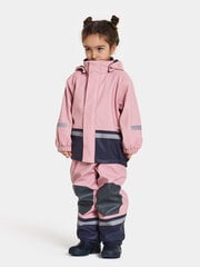 Didriksons bērnu siltais gumijas komplekts Boardman, rozā цена и информация | Непромокаемая одежда для детей | 220.lv