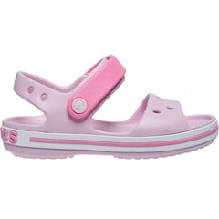 Crocs sandales meitenēm Crocband 12856 6GD, rozā cena un informācija | Bērnu sandales | 220.lv