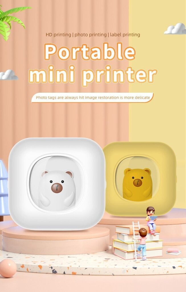 Cat Mini Printer X7Y цена и информация | Printeri un daudzfunkcionālās ierīces | 220.lv