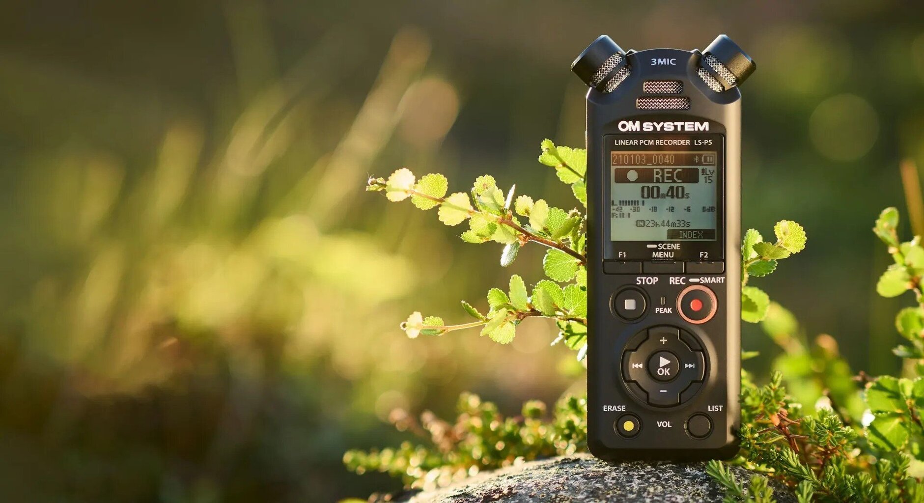 OM System audio ierakstītājs LS-P5 komplekts cena un informācija | Diktofoni | 220.lv
