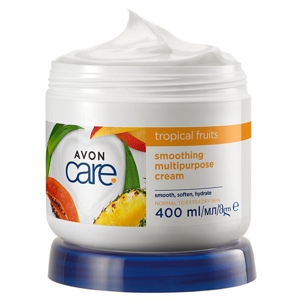 Mitrinošs universāls krēms Avon Care Tropical Fruits, 400 ml cena un informācija | Ķermeņa krēmi, losjoni | 220.lv