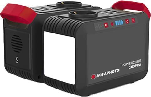 AgfaPhoto spēkstacija Powercube 100 Pro 88.8Wh cena un informācija | Saules paneļi, komponentes | 220.lv