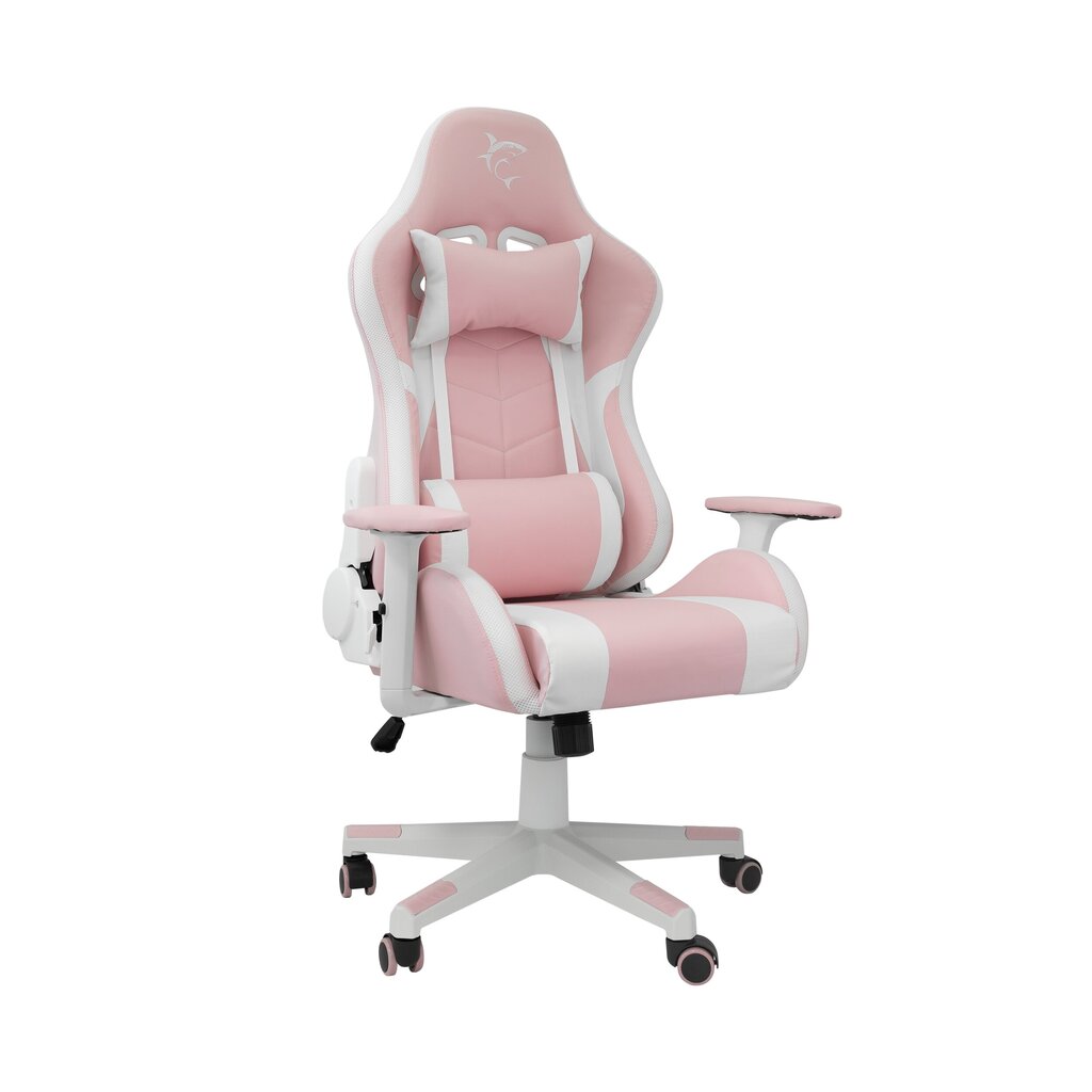 Spēļu krēsls White Shark Roxy Gaming Chair, rozā cena un informācija | Biroja krēsli | 220.lv