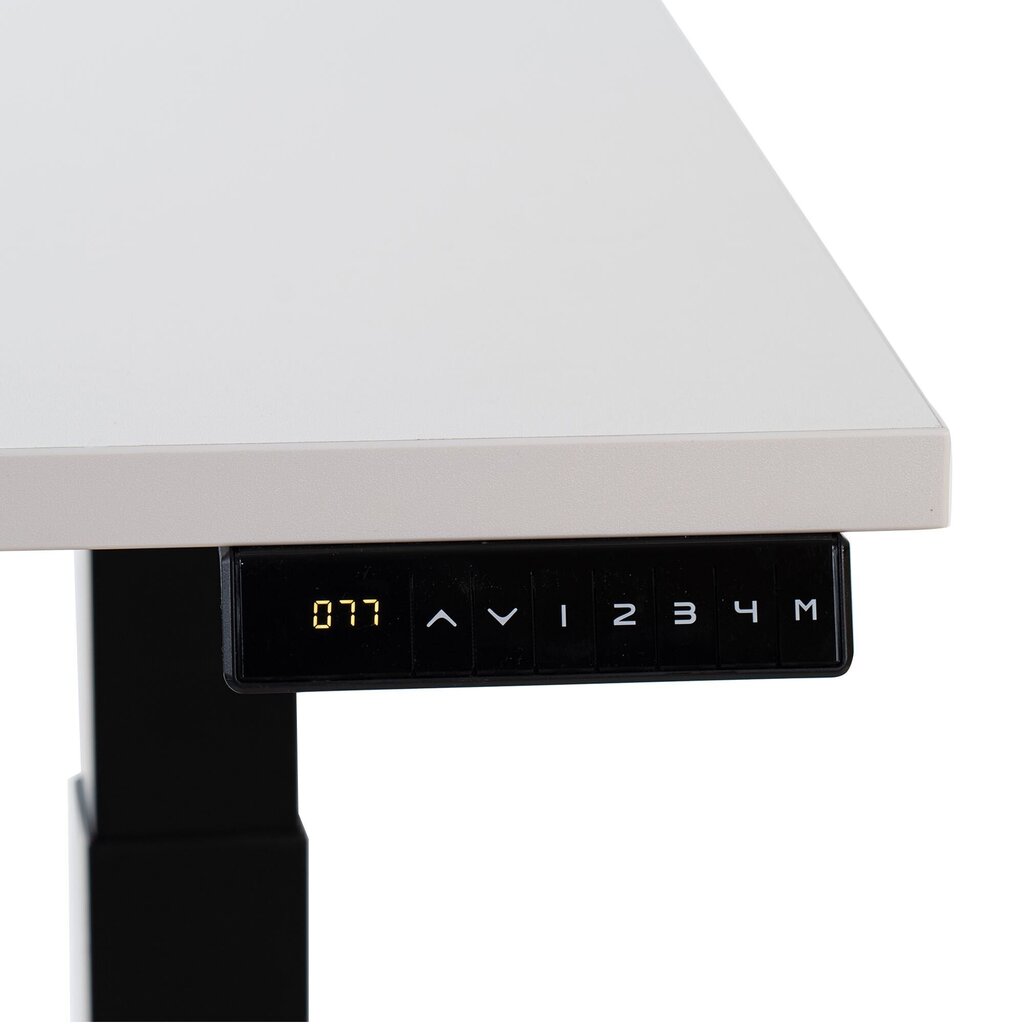Regulējams galds Ergostock Prestige line 120x65 White cena un informācija | Datorgaldi, rakstāmgaldi, biroja galdi | 220.lv