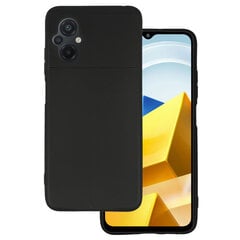 Задний чехол MATT для XIAOMI POCO M5 Black цена и информация | Чехлы для телефонов | 220.lv