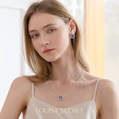 Женское ожерелье Louisa Secret, серебро 925 пробы, кубический цирконий цена и информация | Украшения на шею | 220.lv