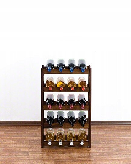 Vīna pudeļu turētājs, 70x43x25 cm цена и информация | Plaukti | 220.lv