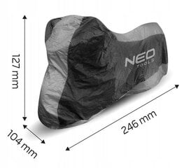 Чехол для мотоцикла NEO, размеры 246x104x127 см. цена и информация | Мото принадлежности | 220.lv
