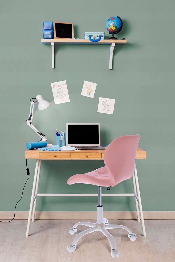 Datorkrēsls Jumi Endo, rozā cena un informācija | Biroja krēsli | 220.lv