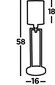 Searchlight galda lampa Catalina EU9052CC cena un informācija | Galda lampas | 220.lv