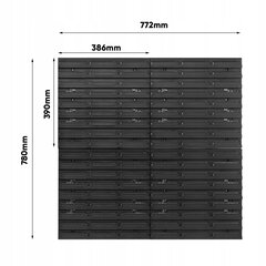 Instrumentu glabāšanas dēlis Plafen-Zes-24, 78 cm x 77,2 cm cena un informācija | Instrumentu kastes | 220.lv