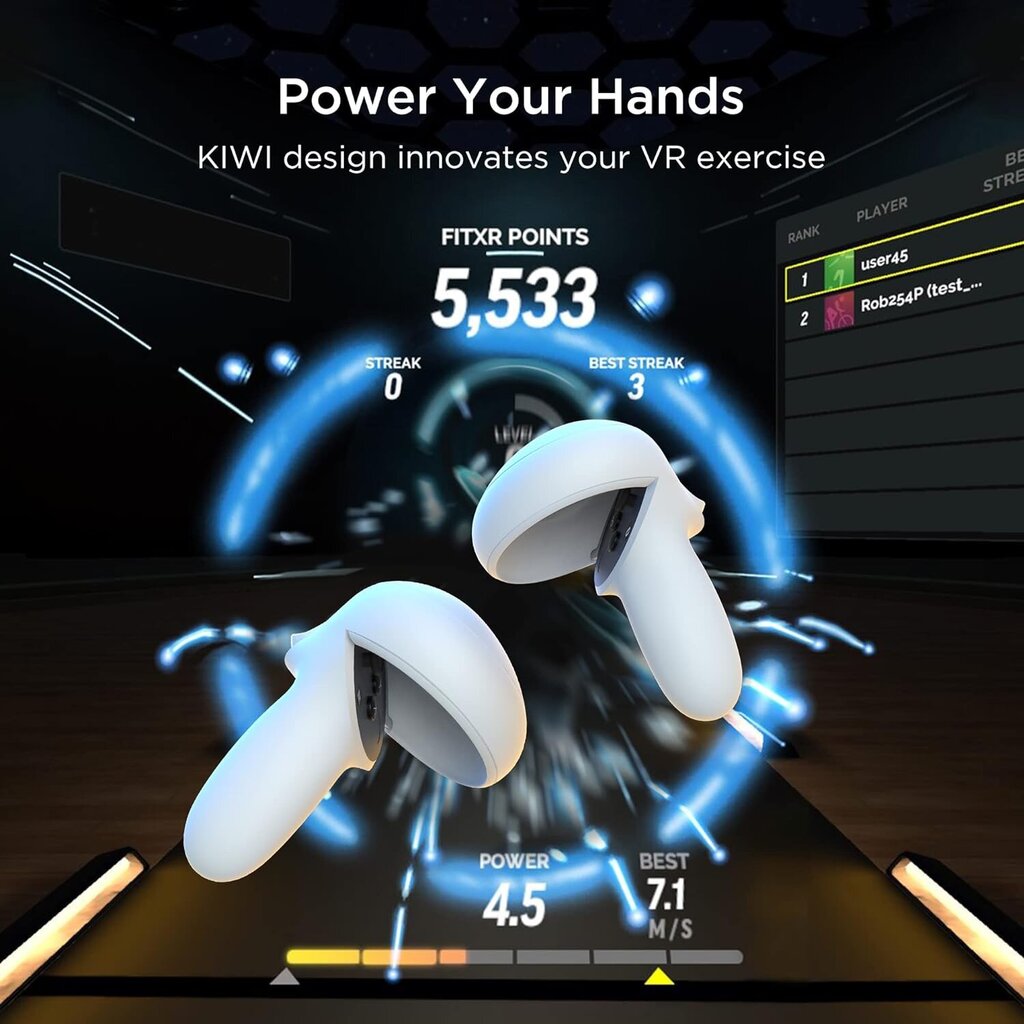Hanteles priekš VR Kiwi Design, saderīgas ar Quest 2, 2 gab., baltas cena un informācija | Gaming aksesuāri | 220.lv