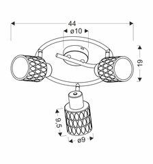 Piekaramā lampa Bill цена и информация | Люстры | 220.lv