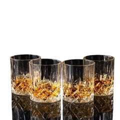 Kanars viskija glāzes, 4 gab., 300 ml cena un informācija | Glāzes, krūzes, karafes | 220.lv