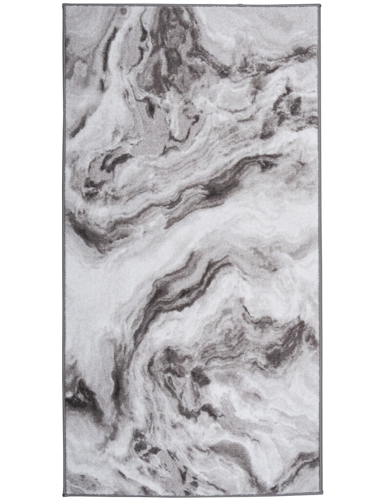 Paklājs Epic Print Marble 80x150 cm pelēks cena un informācija | Paklāji | 220.lv