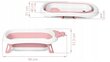 Vanna zīdaiņiem ar termometru, balta/rozā cena un informācija | Mazuļa mazgāšana | 220.lv