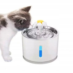 DadyPet LED водяной фонтан цена и информация | Миски, ящики для корма | 220.lv