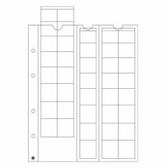 Monētu lapas OPTIMA, eiro komplektiem līdz 26 mm Ø, caurspīdīgas Leuchtturm OPTIMAM40 (308740) cena un informācija | Numismātika, filatēlija | 220.lv