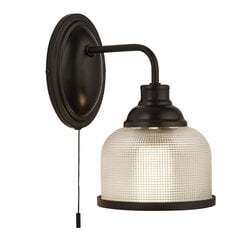 Searchlight sienas lampa Highworth 2671-1BK цена и информация | Настенные светильники | 220.lv