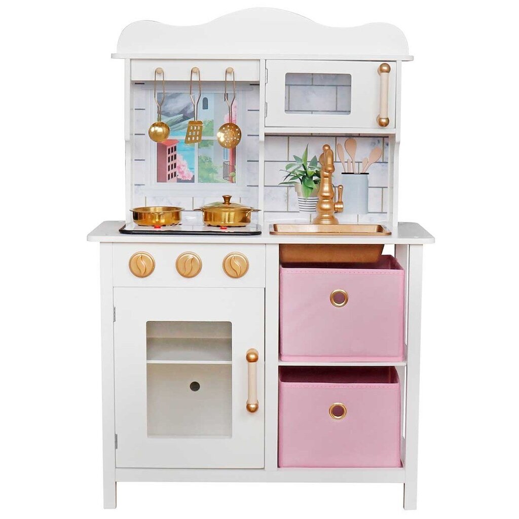 Virtuve bērniem, 60x30x84,5cm cena un informācija | Rotaļlietas meitenēm | 220.lv