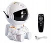 Projektors Led Laser Astronaut, sēdošs, balts cena un informācija | Svētku dekorācijas | 220.lv