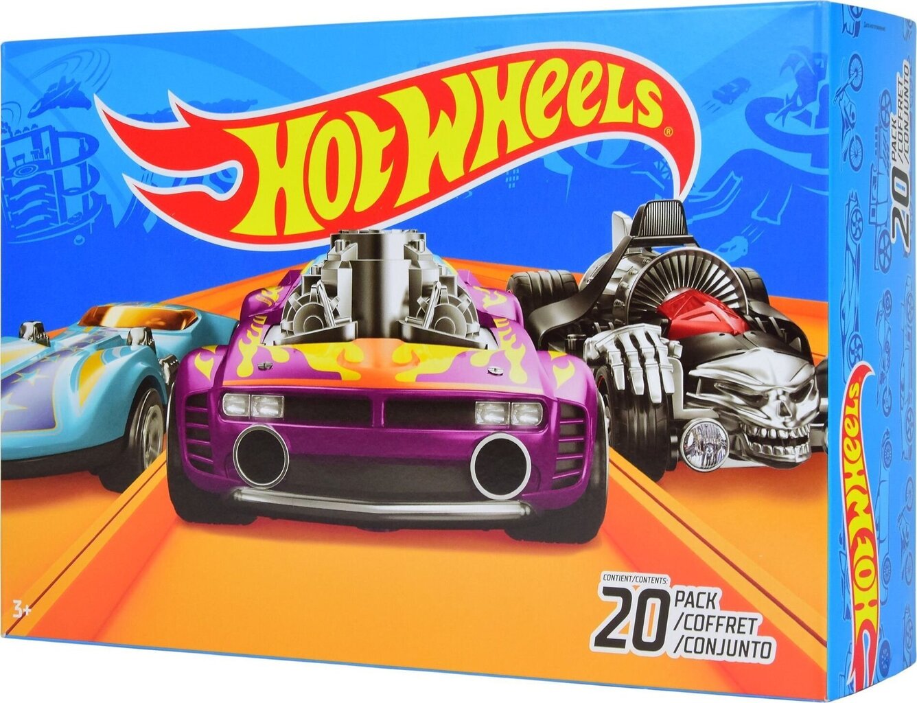 Hot Wheels Diecast Cars, iepakojumā 20 цена и информация | Rotaļlietas zēniem | 220.lv