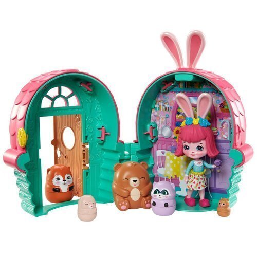 Spēļu komplekts Enchantimals Surprise House Bree Rabbits cena un informācija | Rotaļlietas meitenēm | 220.lv