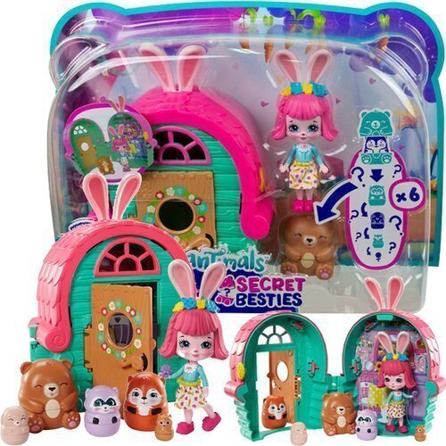 Spēļu komplekts Enchantimals Surprise House Bree Rabbits cena un informācija | Rotaļlietas meitenēm | 220.lv
