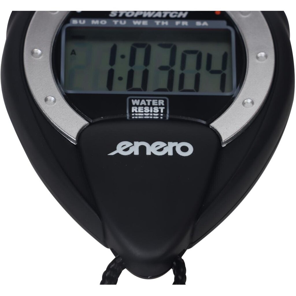 Elektroniskais hronometrs Enero, melns cena un informācija | Pedometri, hronometri, sirds ritma monitori | 220.lv