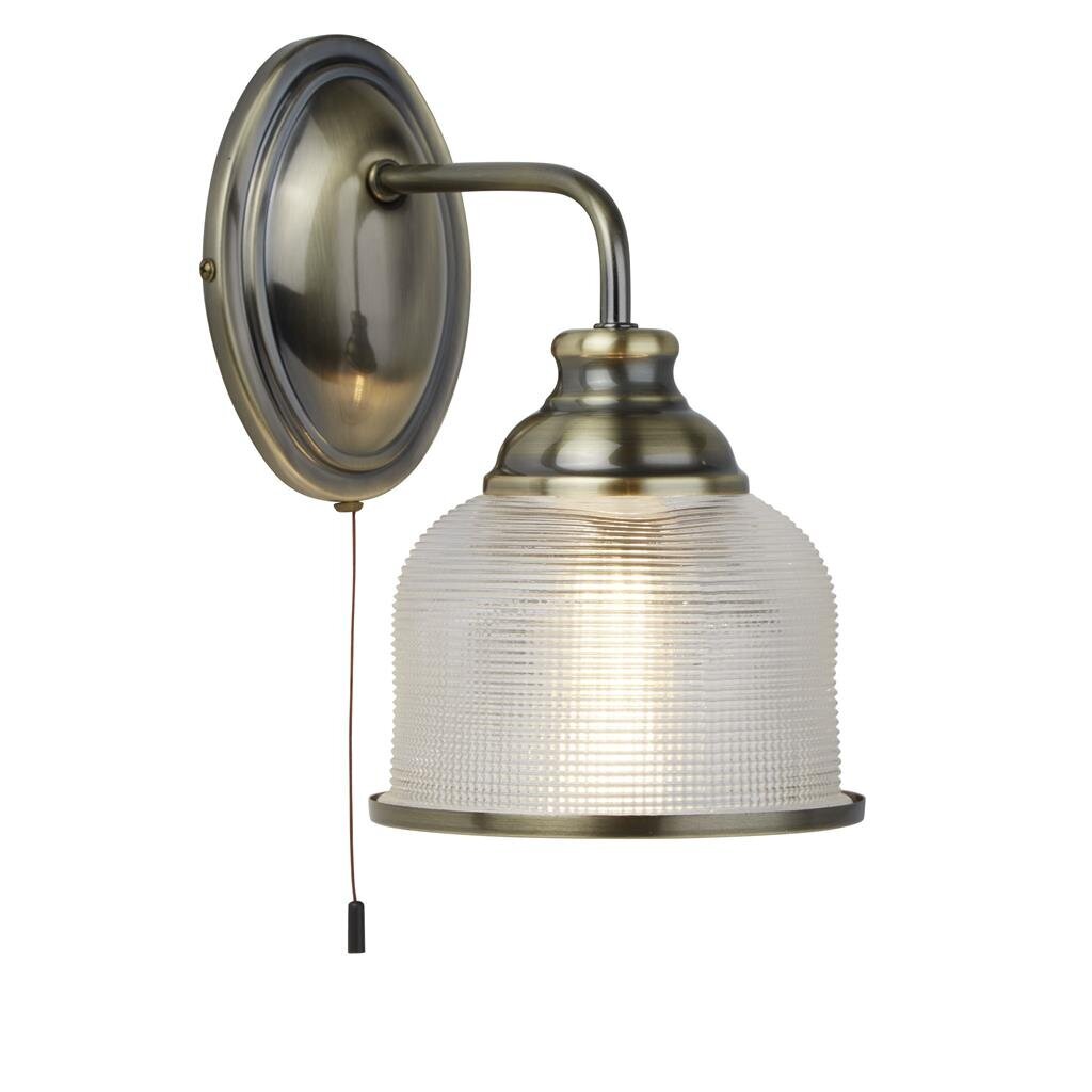 Searchlight sienas lampa Bistro 2671-1AB cena un informācija | Sienas lampas | 220.lv