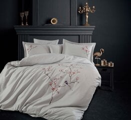 Dantela Hüma - luksusīgs satīna gultasveļas komplekts cena un informācija | Gultas veļas komplekti | 220.lv